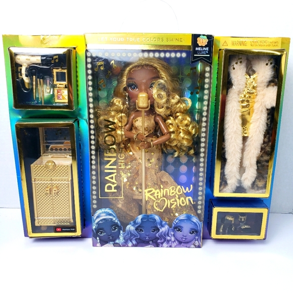 Rainbow Vision Rainbow High Rainbow Divas- Meline Luxe Fashion Doll New in Box - Picture 1 of 11